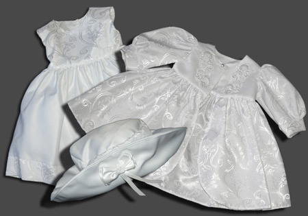 Christening Clothes Photographed and Montaged For a Quality Image